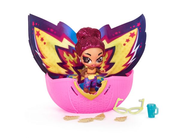 عروسک هچیمال پیکسی Hatchimals Pixies سری پروانه ای Wilder Wings مدل Sassy Skylee, image 4