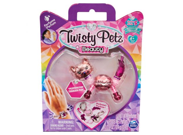 پک تکی دستبند درخشان Twisty Petz سری Makeup Beauty مدل Puppington Terrier Pup, image 