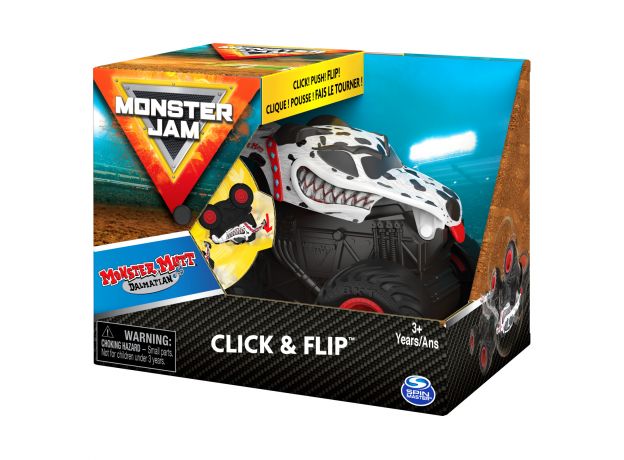 ماشین 15 سانتی Monster Jam سری Click and Flip مدل Monster Mutt, image 