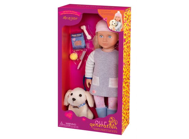 عروسک 46 سانتی OG مدل Meagan همراه با سگ, image 5