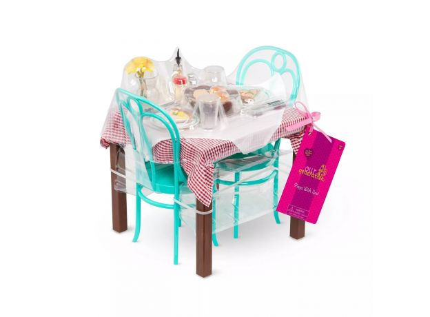 ست میز و صندلی غذاخوری عروسک های 46 سانتی OG, image 