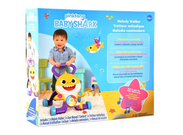 واکر موزیکال بیبی شارک Babyshark, image 