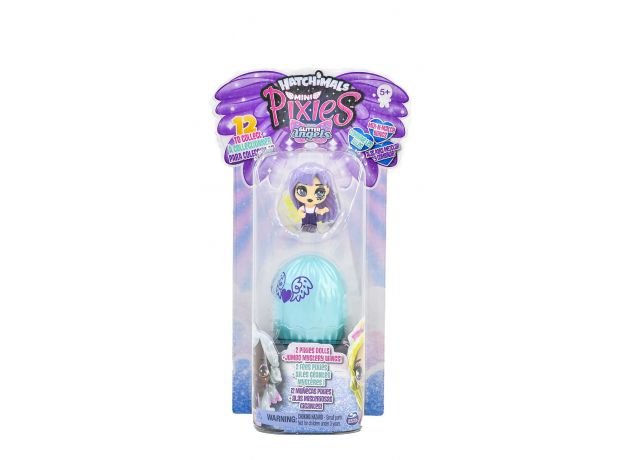 پک دوتایی عروسک‌ های هچیمال مینی پیکسی سورپرایز Hatchimals Pixies Mini سری Angel مدل Goth, image 