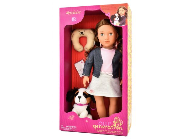عروسک 46 سانتی OG مدل Maddie همراه با سگ, image 6