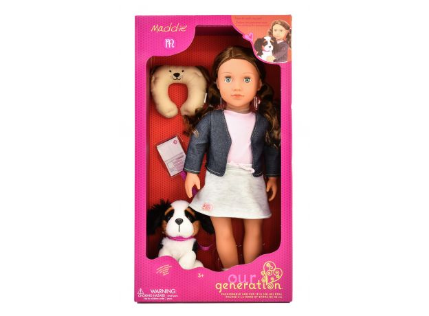 عروسک 46 سانتی OG مدل Maddie همراه با سگ, image 7