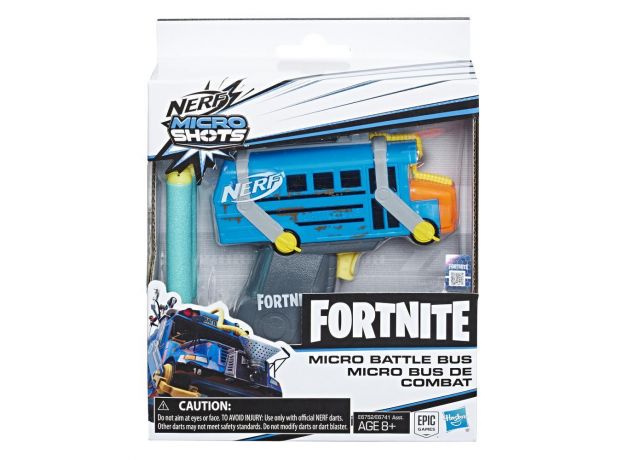 تفنگ نرف Nerf مدل Fortnite Micro Battle Bus, image 