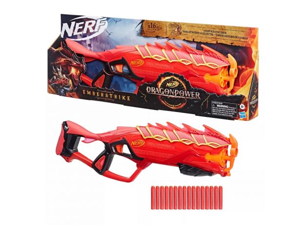 تفنگ نرف Nerf مدل Dragonpower Emberstrike, image 