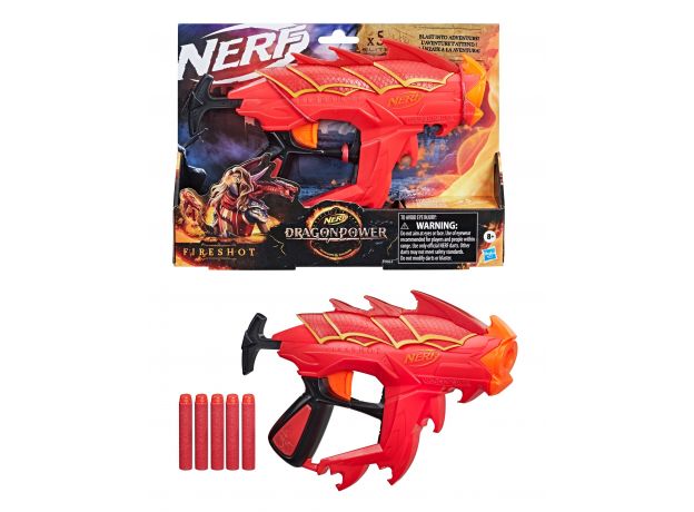 تفنگ نرف Nerf مدل Dragonpower Fireshot, image 
