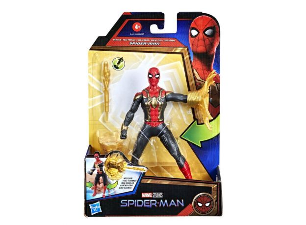 فیگور 15 سانتی اسپایدرمن آهنین همراه تار عنکبوت چرخشی فیلم Spider-Man 3, image 3