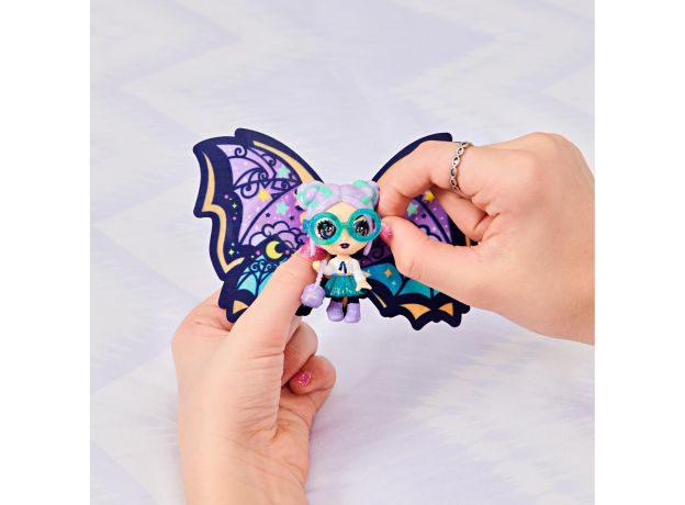 عروسک هچیمال پیکسی Hatchimals Pixies سری پروانه ای Wilder Wings مدل Midnight Mandie, image 8