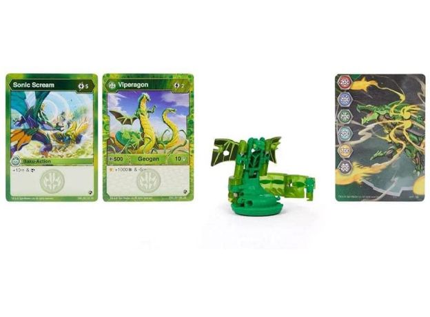 پک تکی Ultra باکوگان Bakugan سری GeoGan Rising مدل Viperagon, image 2