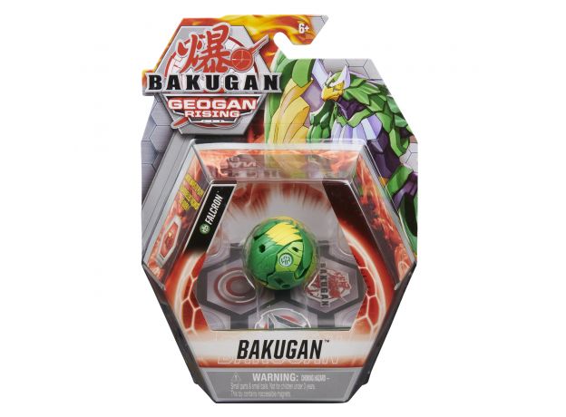 پک تکی باکوگان Bakugan سری GeoGan Rising مدل Falcron (سبز پررنگ), image 