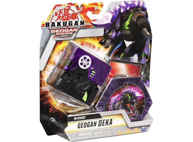 پک تکی بازی نبرد باکوگان Bakugan سری Geogan Deka مدل Hyenix, image 5