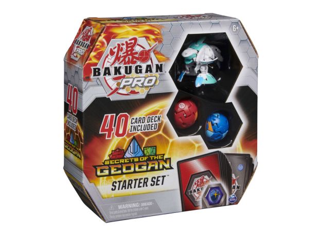 پک 3 تایی Starter Set باکوگان سری Bakugan Pro مدل سفید, image 