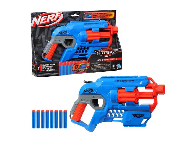 تفنگ نرف Nerf مدل Alpha Strike Hammerstorm مدل آبی, تنوع: E6748EU40-Blue, image 4