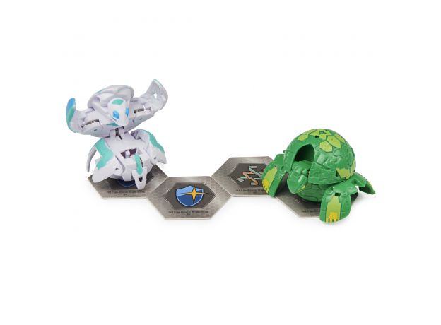 جعبه فلزی Baku-Tin با 2 باکوگان شانسی Bakugan طلایی, image 5