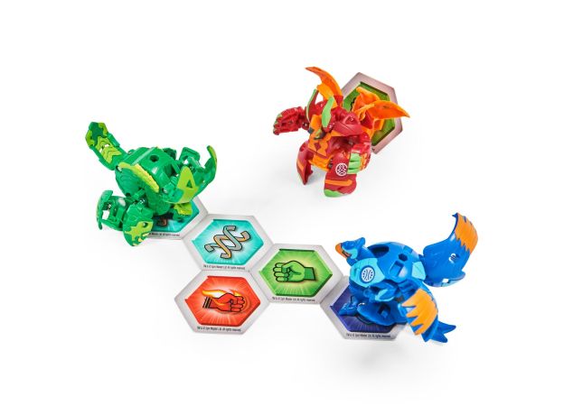 پک 3 تایی Starter باکوگان Bakugan مدل Demorc قرمز, image 3