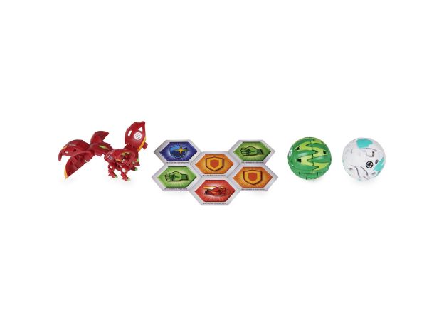 پک 3 تایی Starter Set باکوگان سری Bakugan Pro مدل قرمز, image 6