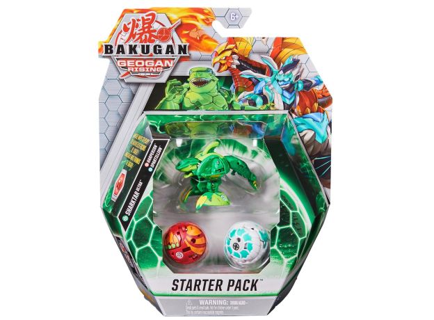 پک 3 تایی Starter باکوگان Bakugan مدل Sharktar سبز, image 