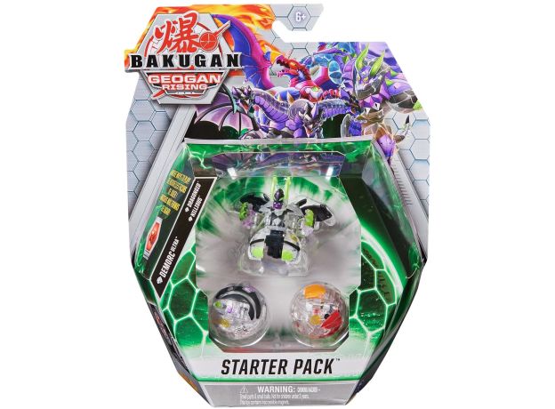 پک 3 تایی Starter باکوگان Bakugan مدل Demorc مشکی, image 