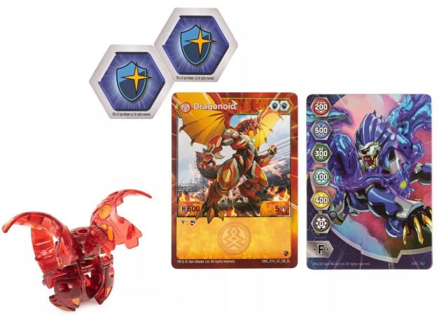 پک تکی باکوگان Bakugan سری GeoGan Rising مدل Draganoid, image 4