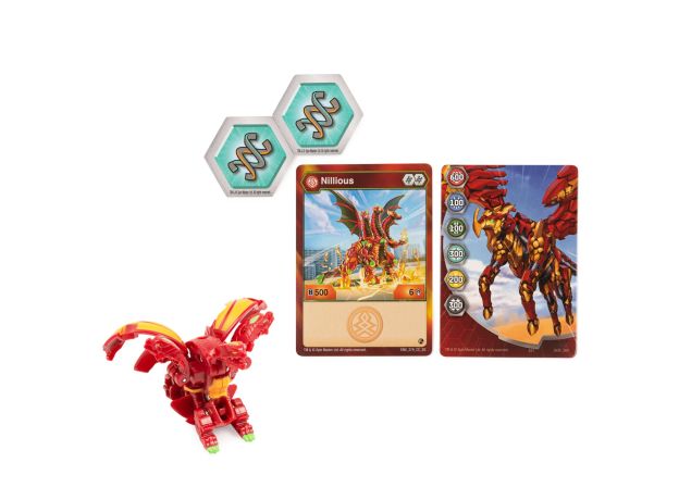 پک تکی باکوگان Bakugan سری GeoGan Rising مدل Nillious, image 4