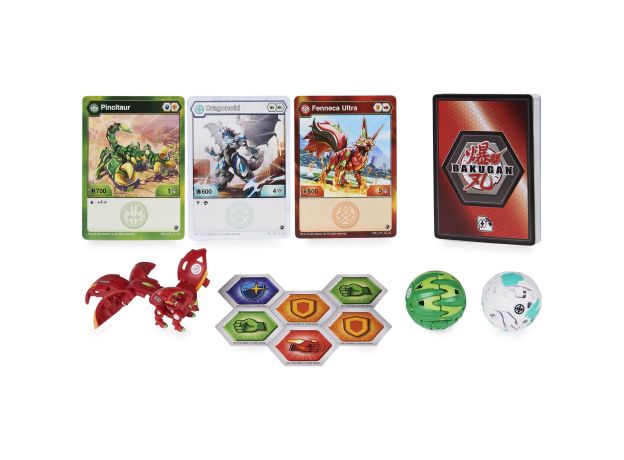 پک 3 تایی Starter Set باکوگان سری Bakugan Pro مدل قرمز, image 2