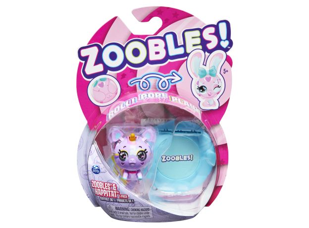 عروسک حیوون خونگی زووبلز Zoobles مدل Uni-BB Unicorn, image 