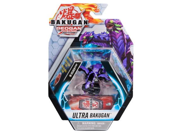 پک تکی Ultra باکوگان Bakugan سری GeoGan Rising مدل Viloch Black, image 