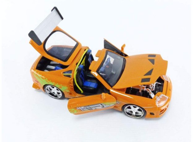 ماشین تویوتا و فیگور فلزی Fast & Furious مدل Supra با مقیاس 1:24, image 7