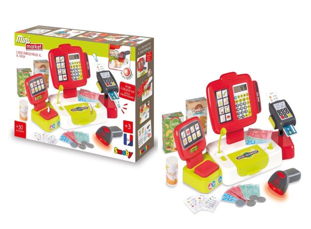 صندوق فروشگاه Smoby مدل قرمز, تنوع: 7600350111-red, image 2