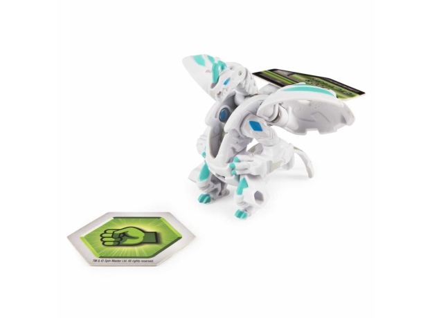 پک تکی Ultra باکوگان Bakugan سری GeoGan Rising مدل Dragonoid White, image 3