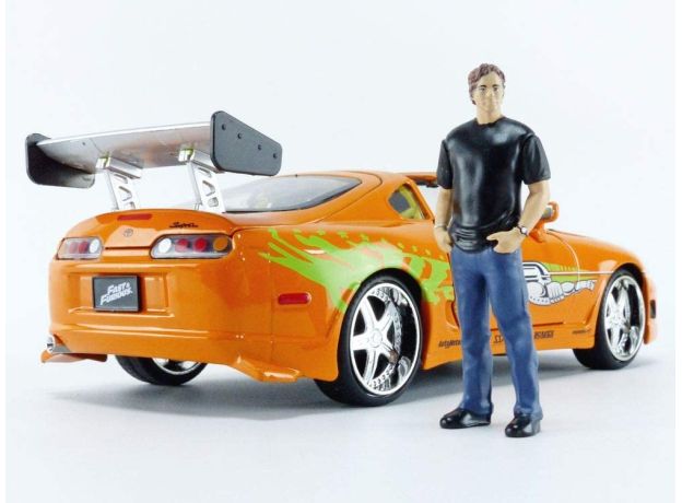 ماشین تویوتا و فیگور فلزی Fast & Furious مدل Supra با مقیاس 1:24, image 2