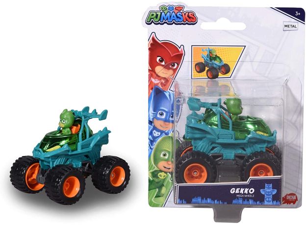 موتور فلزی گروه شب نقاب PJ Masks سری Mega Wheelz مدل Gekko, image 