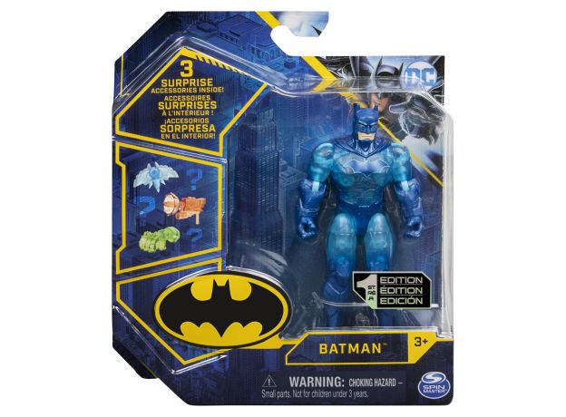 فیگور 10 سانتی بتمن با 3 اکسسوری شانسی (Blue Batman), image 