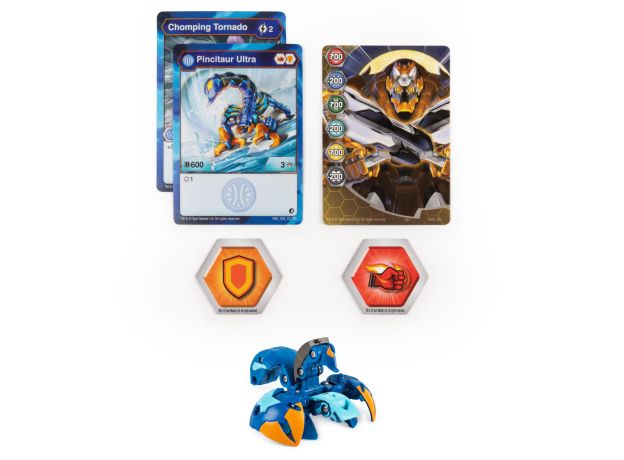 پک تکی Ultra باکوگان Bakugan سری GeoGan Rising مدل Pincitaur Blue, image 2