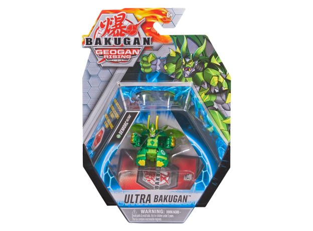 پک تکی Ultra باکوگان Bakugan سری GeoGan Rising مدل Demorc Green, image 