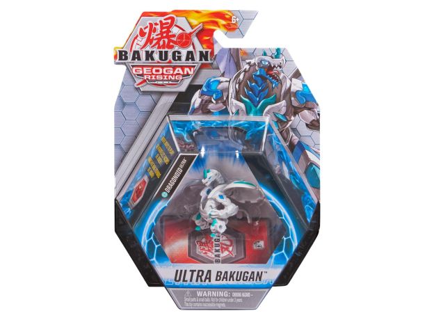 پک تکی Ultra باکوگان Bakugan سری GeoGan Rising مدل Dragonoid White, image 