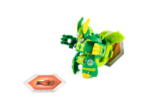 پک تکی Ultra باکوگان Bakugan سری GeoGan Rising مدل Demorc Green, image 3