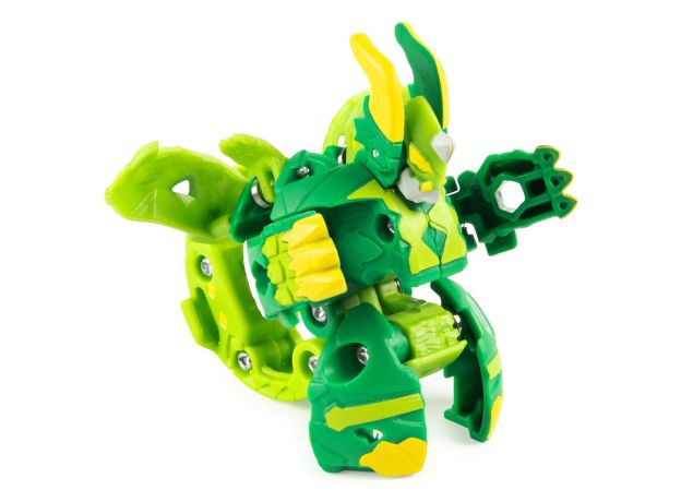 پک تکی Ultra باکوگان Bakugan سری GeoGan Rising مدل Demorc Green, image 4