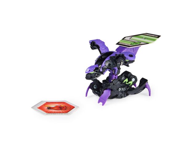 پک تکی Ultra باکوگان Bakugan سری GeoGan Rising مدل Viloch Black, image 3