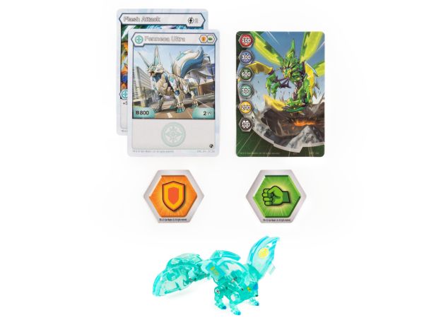 پک تکی Ultra باکوگان Bakugan سری GeoGan Rising مدل Fenneca Chaser, image 2