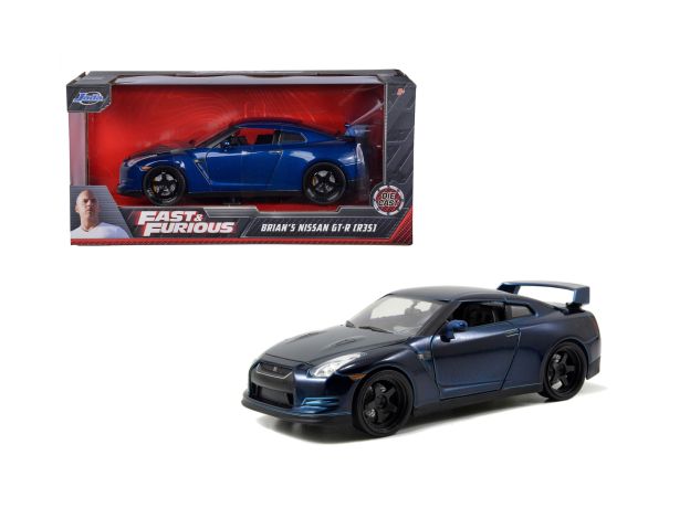 ماشین فلزی نیسان Fast & Furious مدل GT-R با مقیاس 1:24, image 