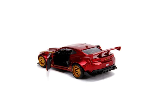 ماشین فلزی مارول اونجرز مدل مرد آهنی با مقیاس 1:32, تنوع: 253222005-Iron Man Chevy Camaro, image 5