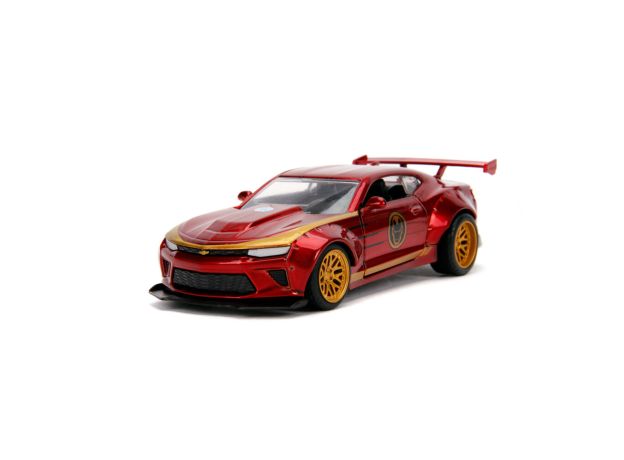 ماشین فلزی مارول اونجرز مدل مرد آهنی با مقیاس 1:32, تنوع: 253222005-Iron Man Chevy Camaro, image 2