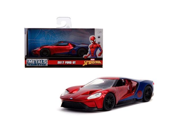 ماشین فلزی فورد مدل GT اسپایدرمن با مقیاس 1:32, تنوع: 253222005-Spider Man Ford GT, image 