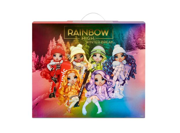 عروسک رنگین کمانی Rainbow High سری 1 تعطیلات زمستانی مدل Skyler Bradshaw, image 7