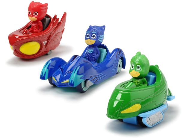 پک 3 تایی ماشین های فلزی گروه شب نقاب PJ Masks, image 2