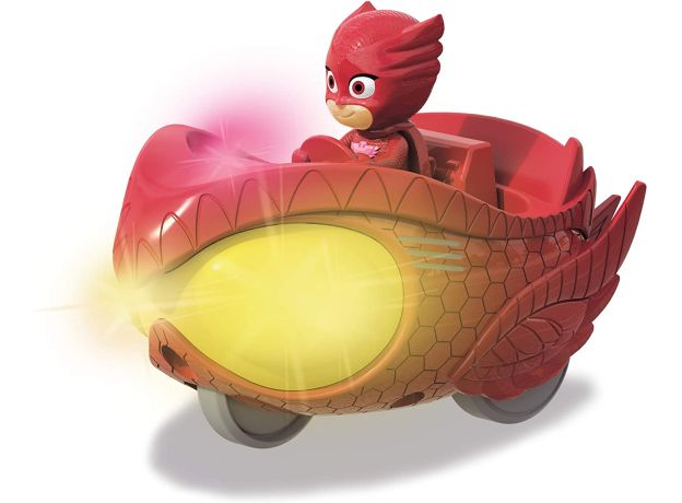 ماشین فلزی PJ Masks گروه شب نقاب سری Misson Racer مدل Owlette, image 2