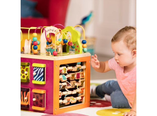 مکعب خلاقیت چوبی B.Toys, image 2